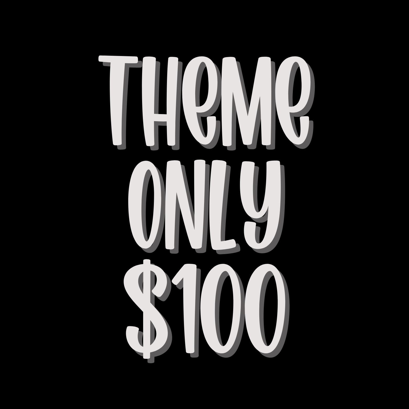 Shopify Website Design - Theme ONLY